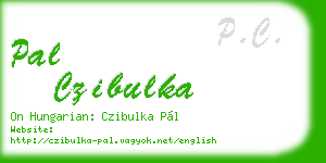 pal czibulka business card